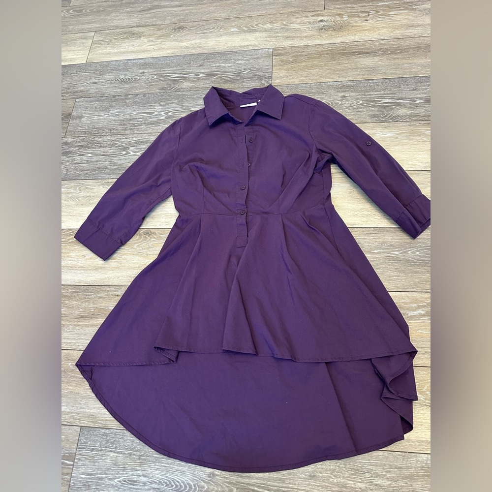 New York & Company Peplum Tunic Shirt